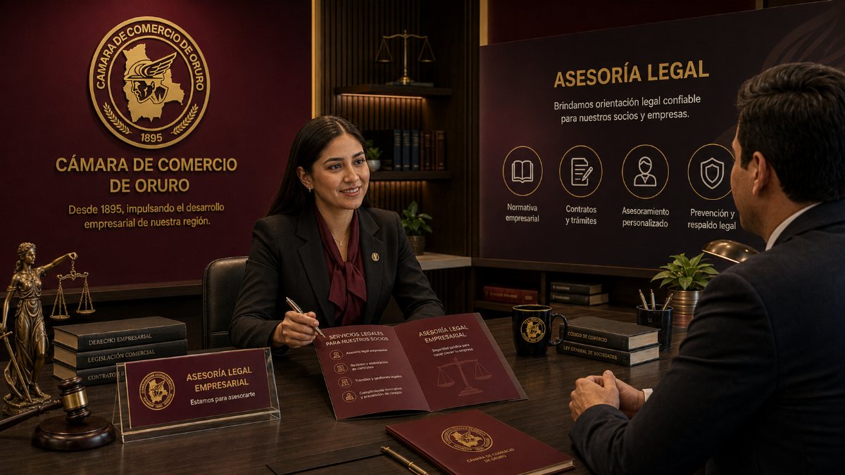 Asesoría legal empresarial — Cámara de Comercio de Oruro