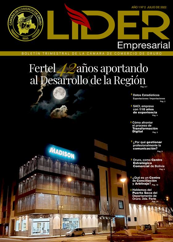 Portada del boletín Líder Empresarial — Edición 2