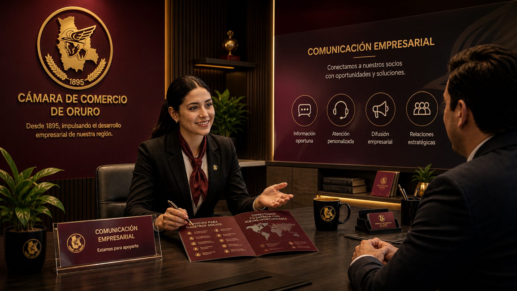Comunicación empresarial — asesoría al socio CCO
