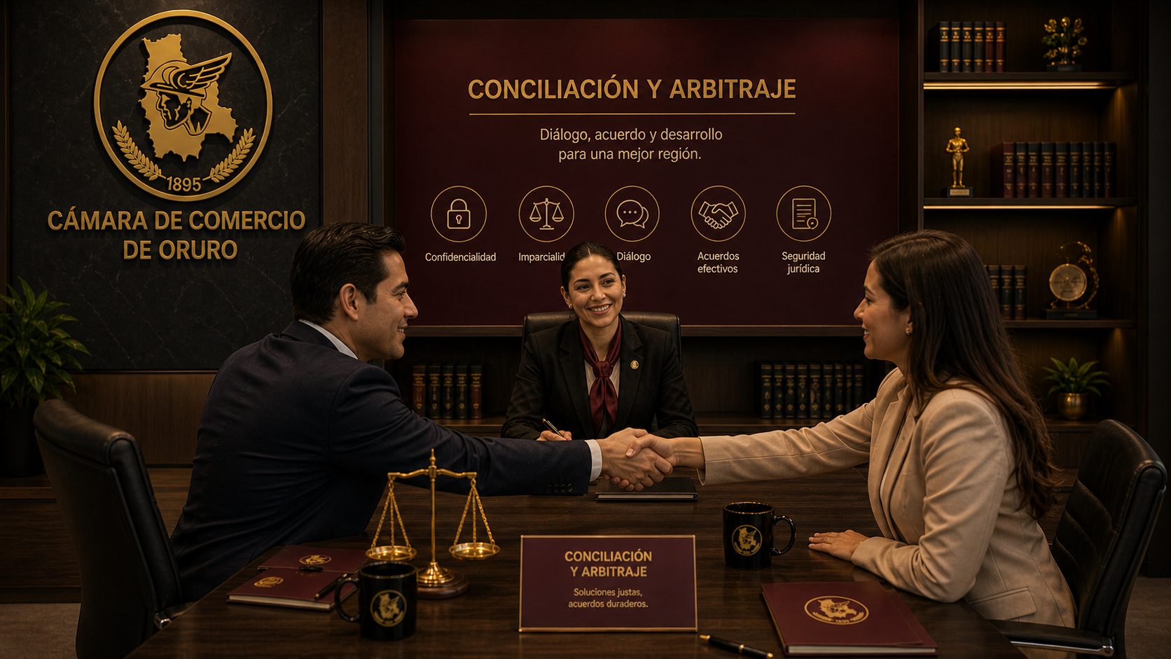 Conciliación y arbitraje — acuerdo entre partes