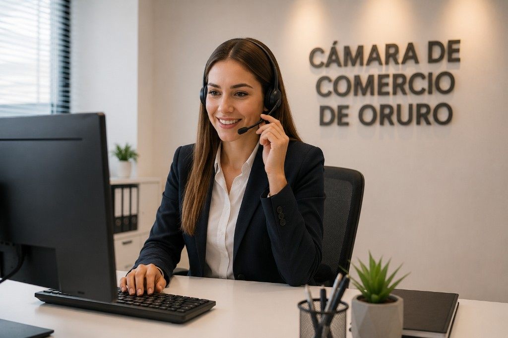 Atención al cliente de la Cámara de Comercio de Oruro
