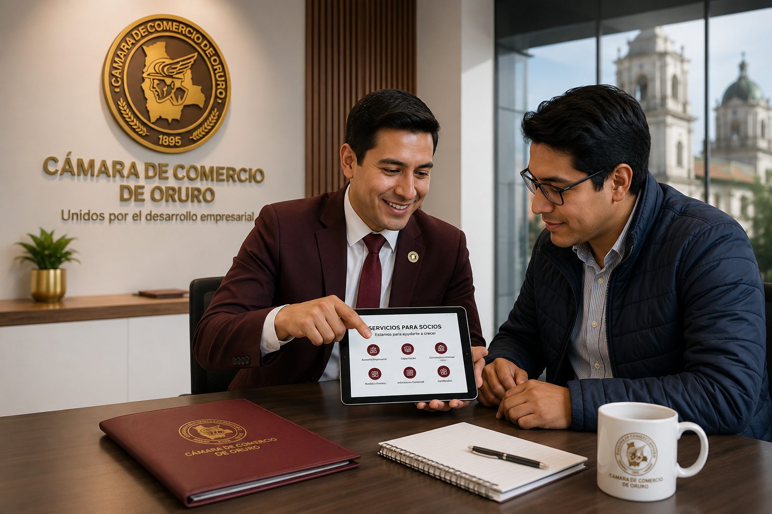 Atención de servicios para socios — Cámara de Comercio de Oruro