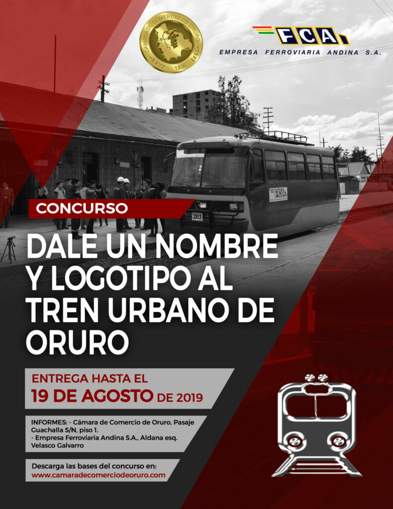 CONVOCATORIA «DALE UN NOMBRE Y LOGOTIPO AL TREN URBANO DE ORURO»