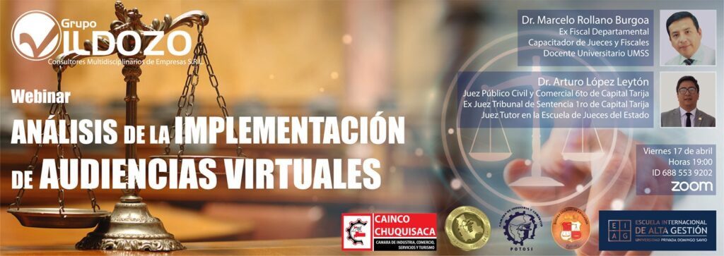 Webinar «ANALISIS DE LA IMPLEMENTACION DE AUDIENCIAS VIRTUALES»