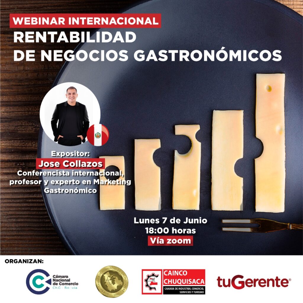 Webinar Internacional “Rentabilidad de negocios Gastronómicos