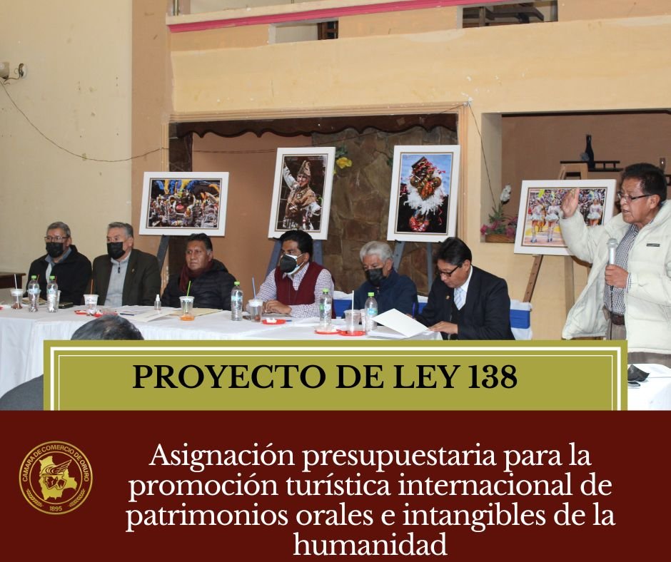 PARTICIPACIÓN DE LA CCO EN LA A EXPOSICIÓN DEL PROYECTO DE LEY 138 DE ASIGNACIÓN PRESUPUESTARIA