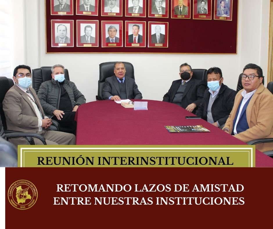 La Cámara de comercio de Oruro y la policía Boliviana retoman lazos de Amistad.