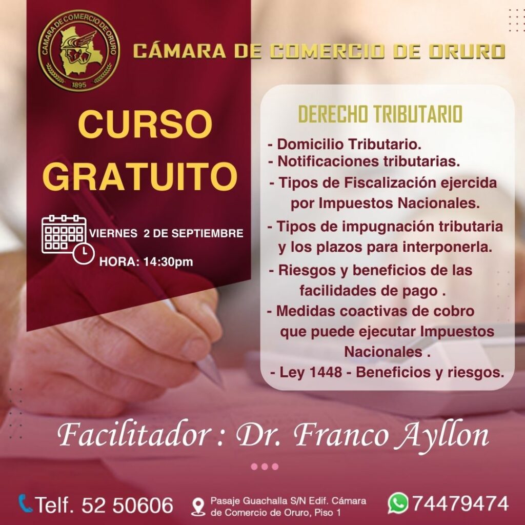 CURSO GRATUITO- SOBRE DERECHO TRIBUTARIO