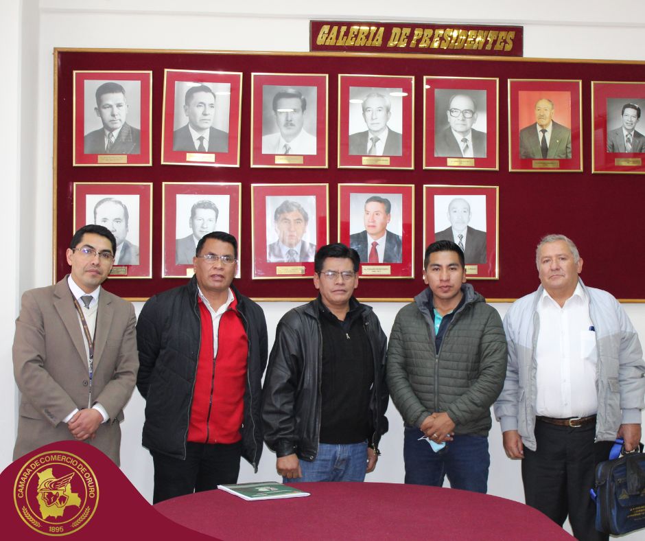 Reunión de coordinación para la apertura del Instituto Técnico de la Cámara de Comercio de Oruro.