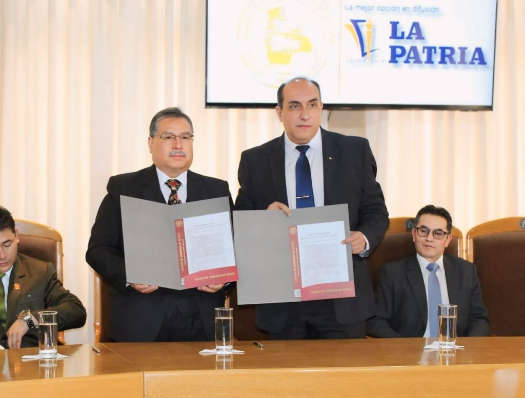 Cámara de Comercio de Oruro y La Patria Acuerdan Descuentos Preferenciales para Afiliados